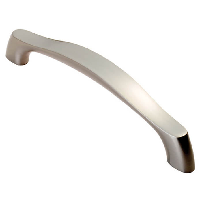Carlisle Brass Satin Nickel Chunky Arched Grip Handle