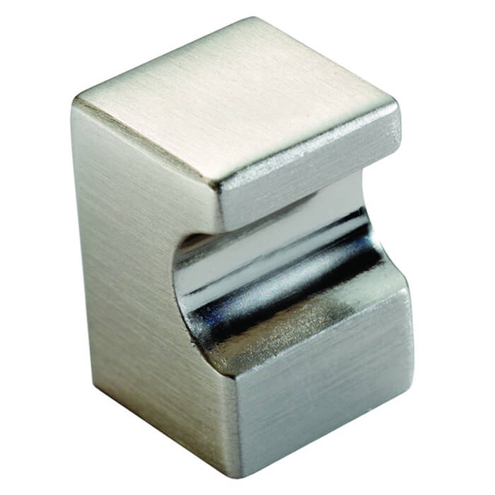Carlisle Brass Contemporary 18mm Square Scoop Cabinet Knob