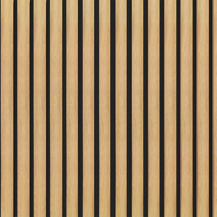 Deanta Immerse Acoustic Wall Panel Prefinished Oak 600 W x 2400mm L