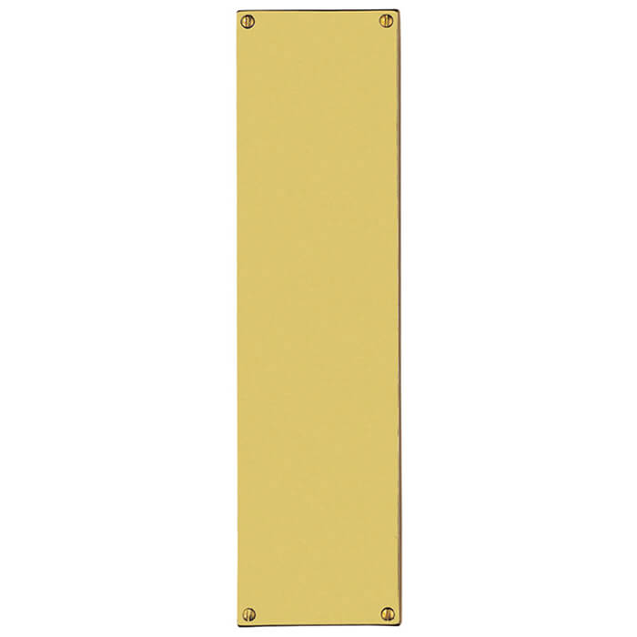Carlisle Brass Finger Plate Flat Sheet - Polished Brass