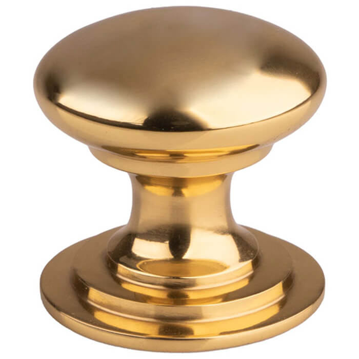 Carlisle Brass Victorian 32mm Cupboard Knob with Tiered Rose