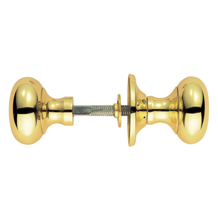 Carlisle Brass Victorian Large Mushroom-Shaped Rim Knobset