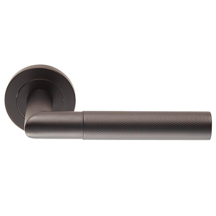 Carlisle Brass Crown Knurled Lever Door Handle