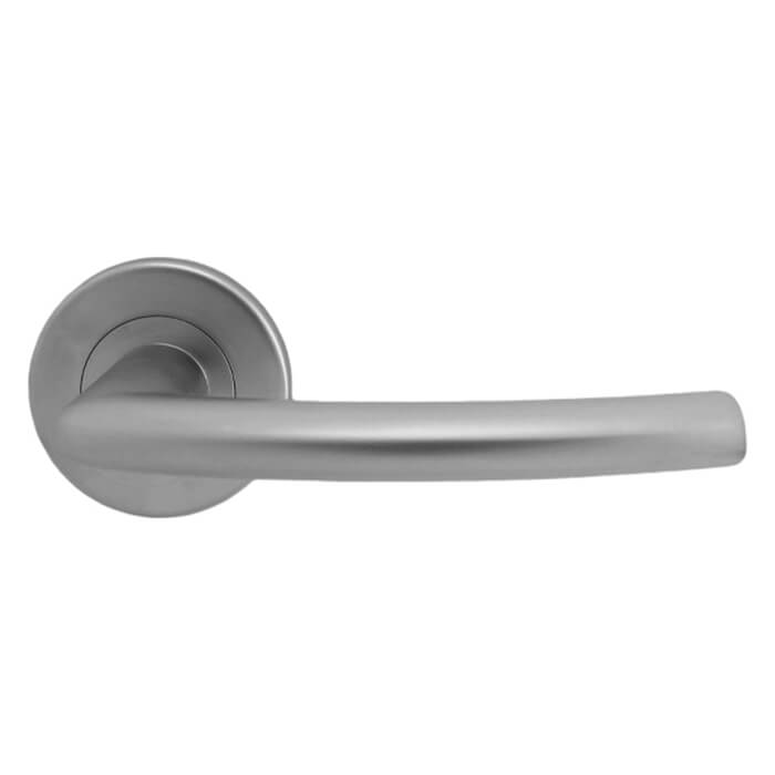 Carlisle Brass Serozzetta Dos Curved Oval Profile Lever on Round Rose