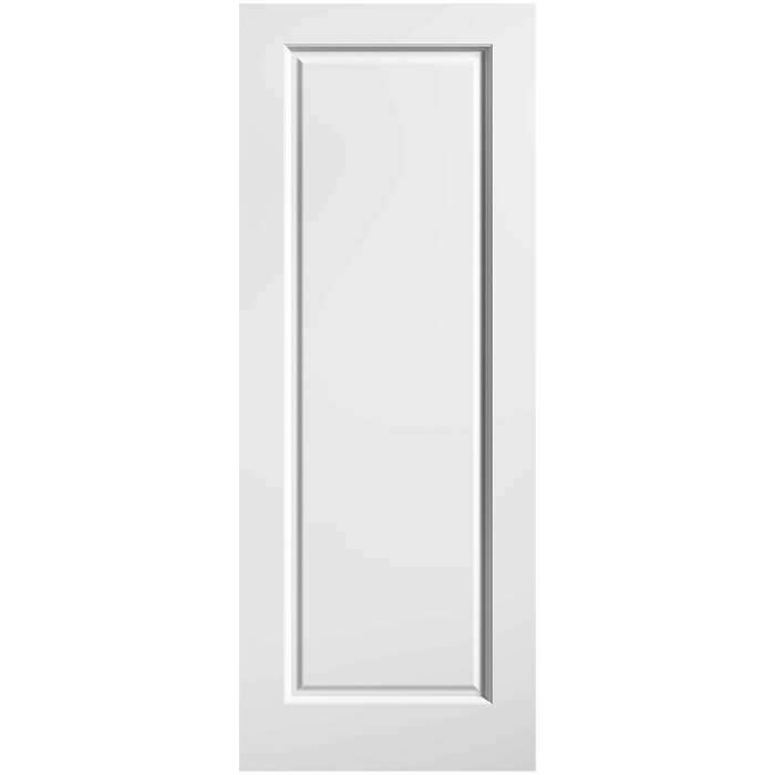 LPD Smooth Internal Door with 1 Panel - White Primed