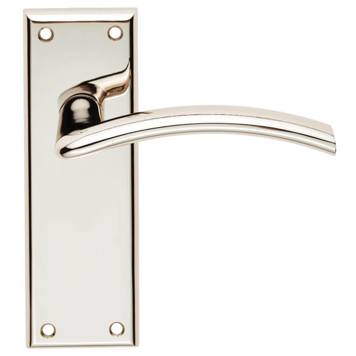 Carlisle Brass Serozzetta Trenta Arched Lever on Latch Backplate