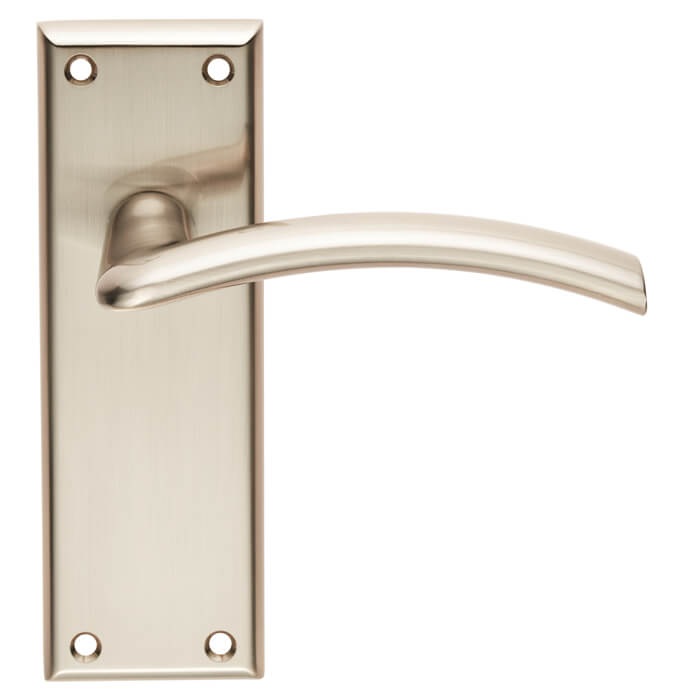 Carlisle Brass Serozzetta Trenta Arched Lever on Latch Backplate