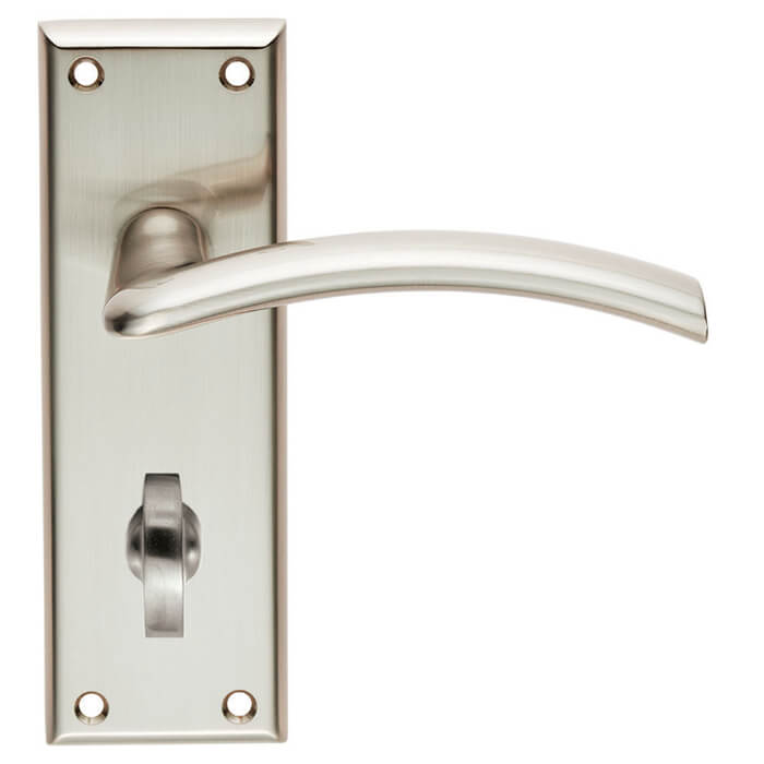 Carlisle Brass Serozzetta Trenta Bathroom Lever Handle with Privacy Lock