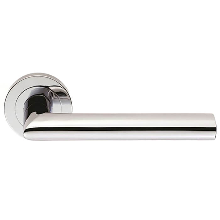 Carlisle Brass Serozzetta Morado Lever Handle on Round Rose