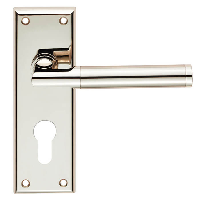 Carlisle Brass Serozzetta Sessanta Lever Handle on Backplate - Dual Finish