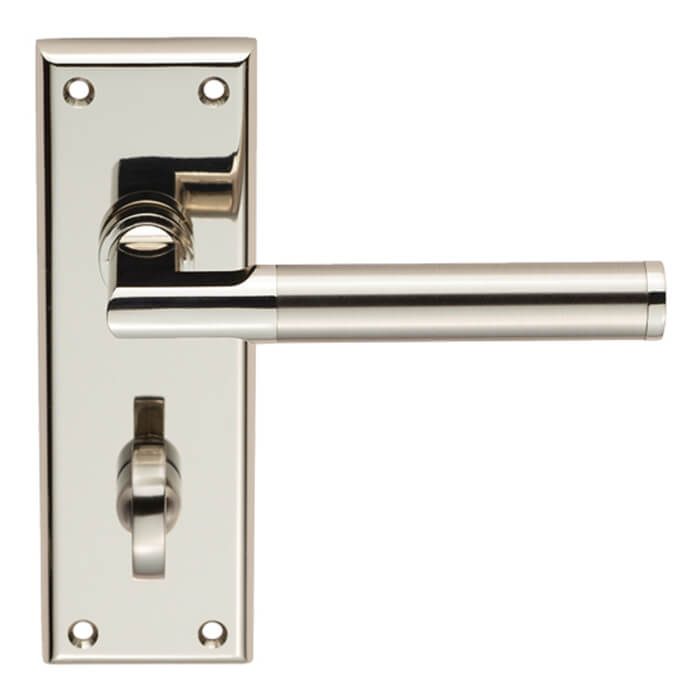 Carlisle Brass Serozzetta Sessanta Lever Handle on Backplate - Dual Finish
