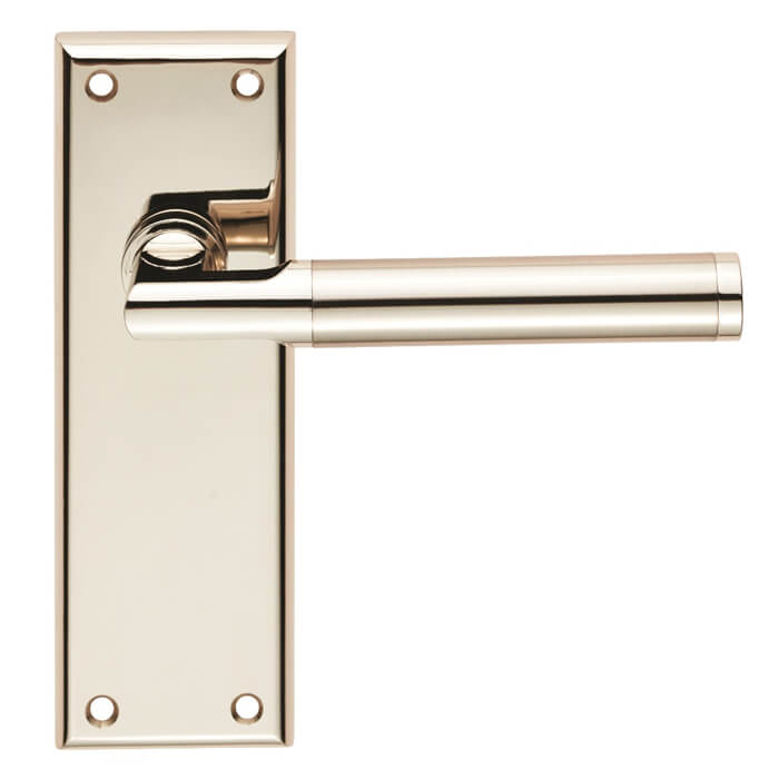 Carlisle Brass Serozzetta Sessanta Lever Handle on Backplate - Dual Finish