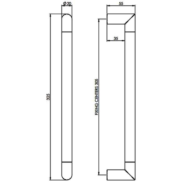 Carlisle Brass Serozzetta Trend Suited Pull Handle