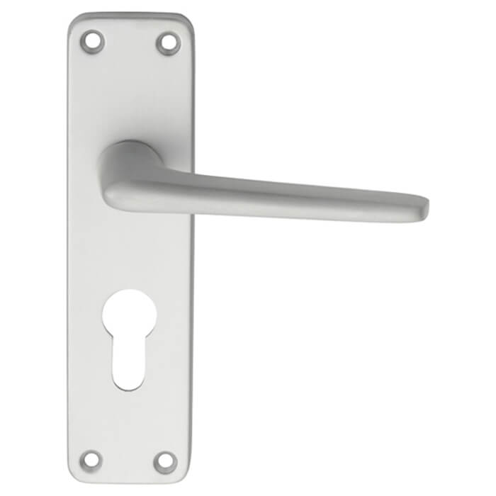 Carlisle Brass Eurospec Aluminium Lever on Backplate
