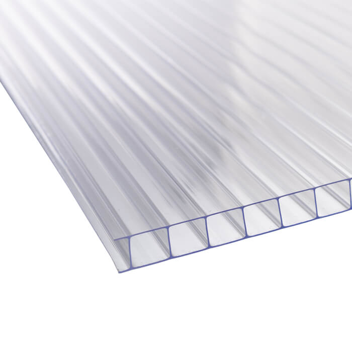 Storm 10mm Twinwall Polycarbonate Sheet Clear - 2100mm Width