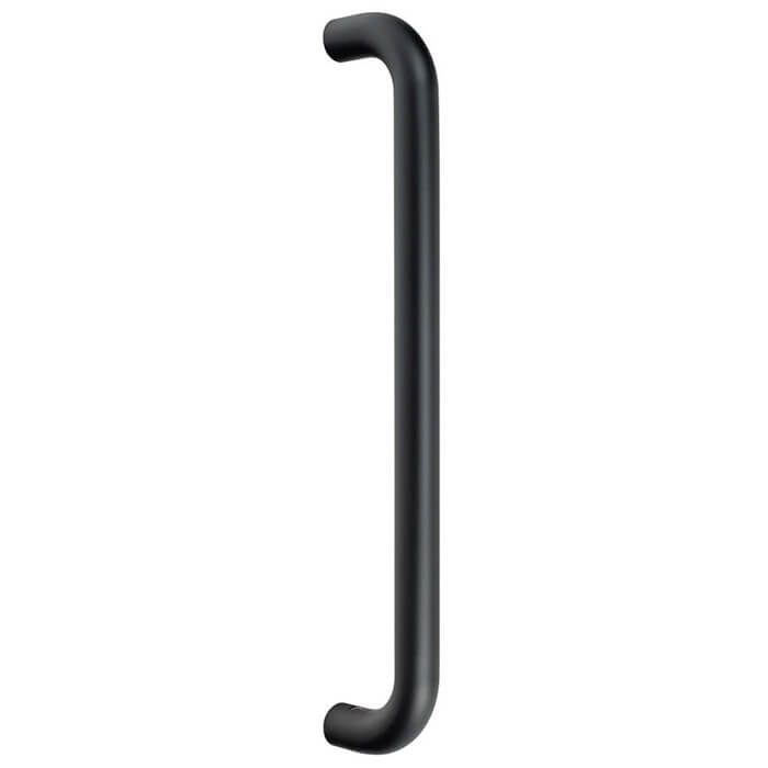 Joseph Miles Matt Black Stainless Steel 19mm D Shape Round Bar Pull Handle