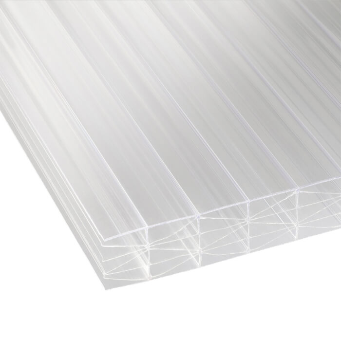 Storm 25mm Multiwall Polycarbonate Sheet Clear - 1250mm Width