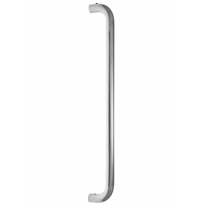 Joseph Miles Polished Stainless Steel 19mm D Shape Round Bar Pull Handle