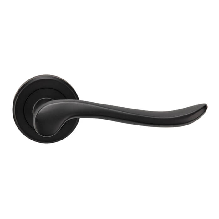 Carlisle Brass Serozzetta Verdun Robust Scroll Lever Handle on Round Rose