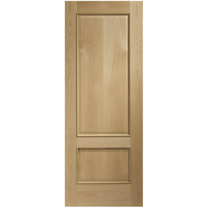 XL Joinery Andria Internal Fire Door with 2 Panels - Unfinished Oak