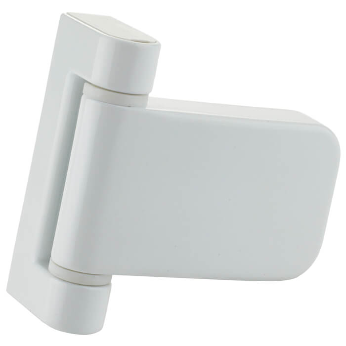 Crystal uPVC Right Hand External Patio Door with 1 Obscure Triple Glazed Light - Agate-White