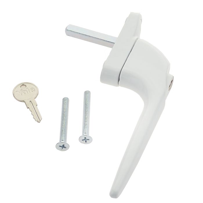 Crystal 3 Clear Glass Double Glazed uPVC Window - Black and White - Right Handed