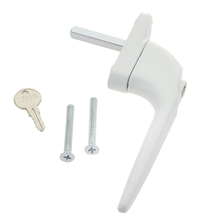 Crystal 2 Clear Glass Double Glazed uPVC Window - Grey-White