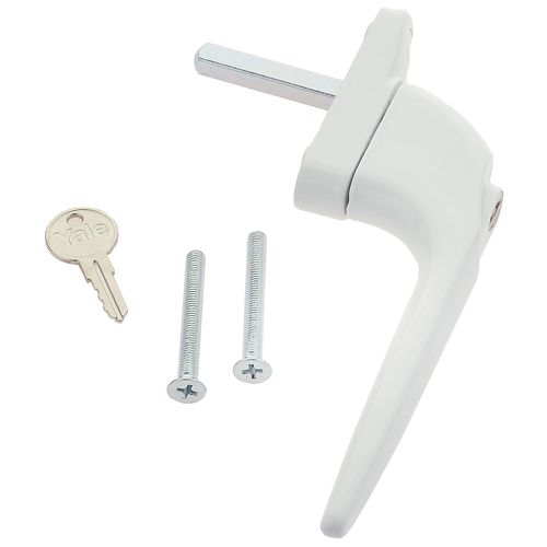 Crystal 1 Obscure Glass Triple Glazed uPVC Window - Black and White