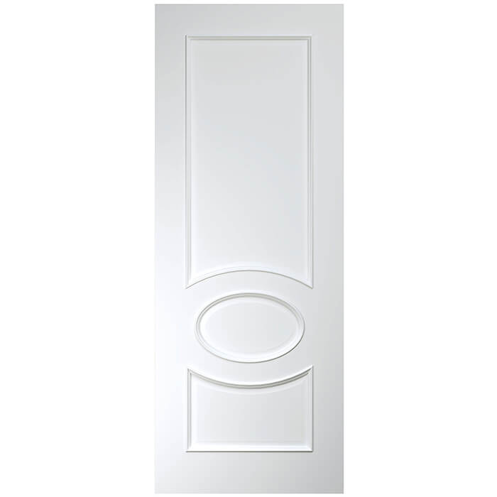 Deanta Clarendon Internal Door with 3 Panel - White Primed