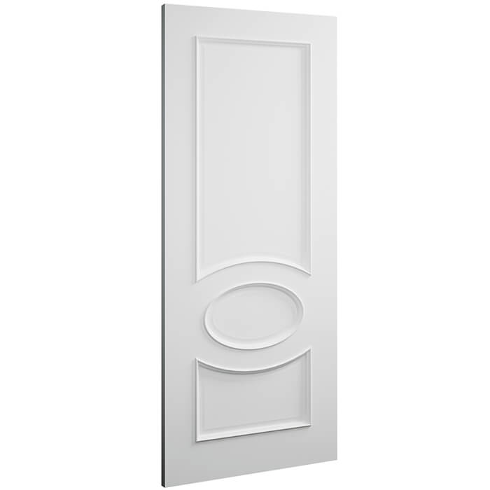 Deanta Clarendon Internal Door with 3 Panel - White Primed