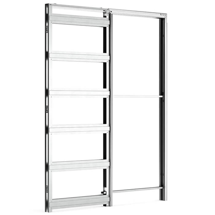 Atlantic Ermetika Absolute EvoKit Frameless Pocket Door System - 125mm Wall Thickness