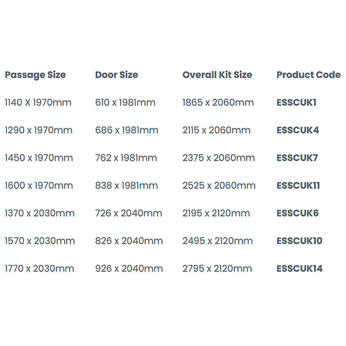 Atlantic Ermetika EvoKit Staffetta Telescopic Pocket Door System - 180mm Wall Thickness