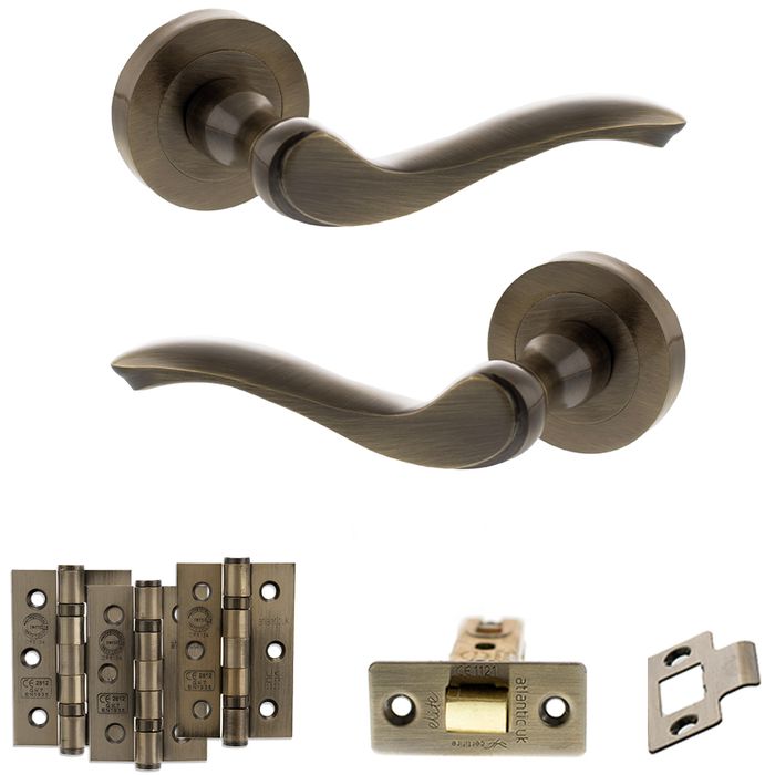 Atlantic Old English Warwick Door Handle Pack