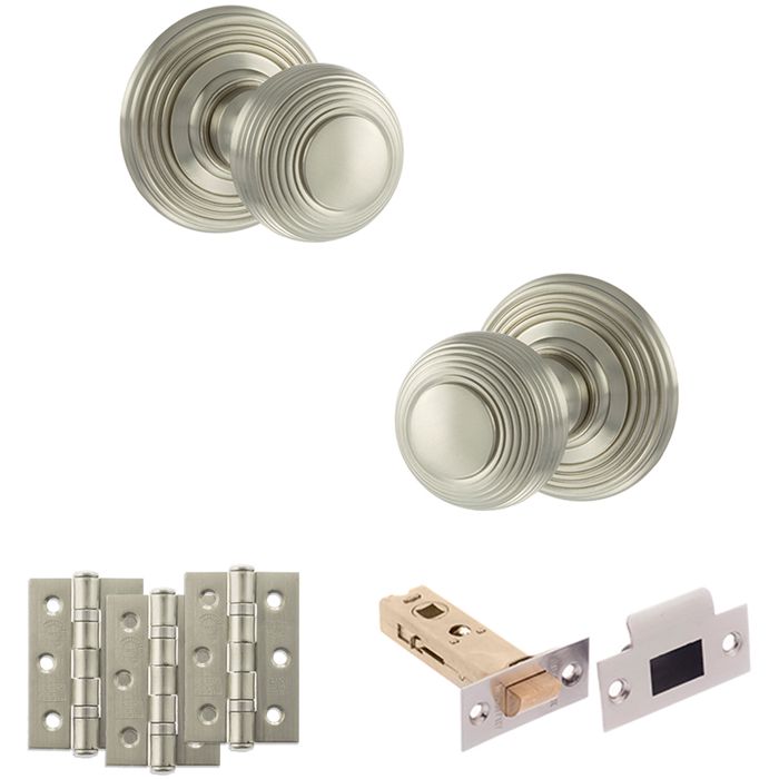 Atlantic Old English Rippon Knob Door Handle Pack