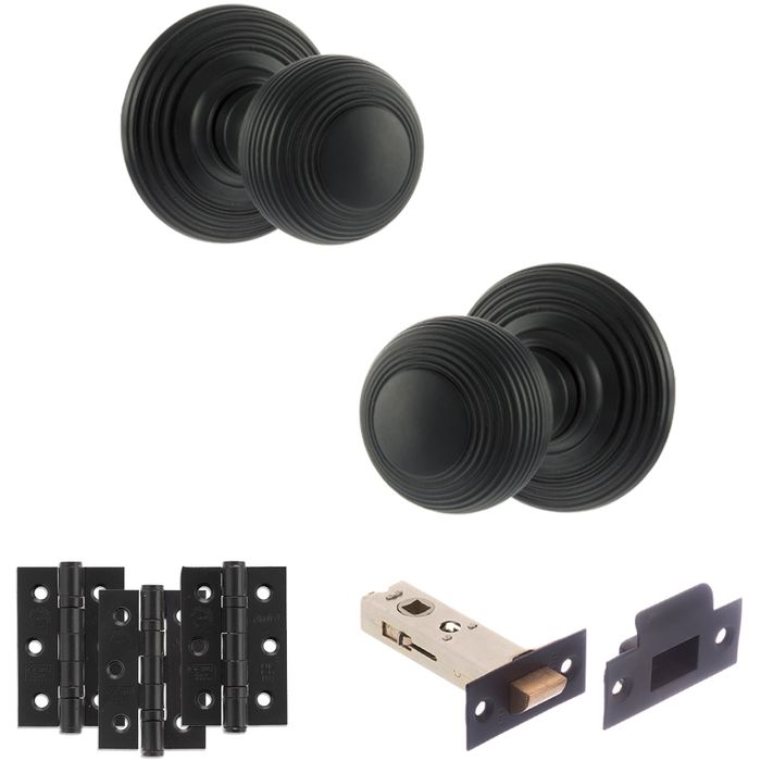 Atlantic Old English Rippon Knob Door Handle Pack