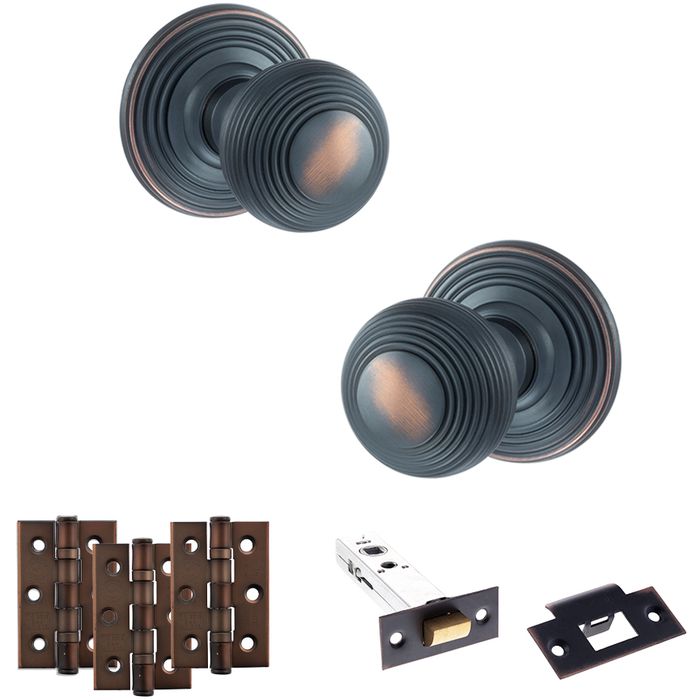 Atlantic Old English Rippon Knob Door Handle Pack