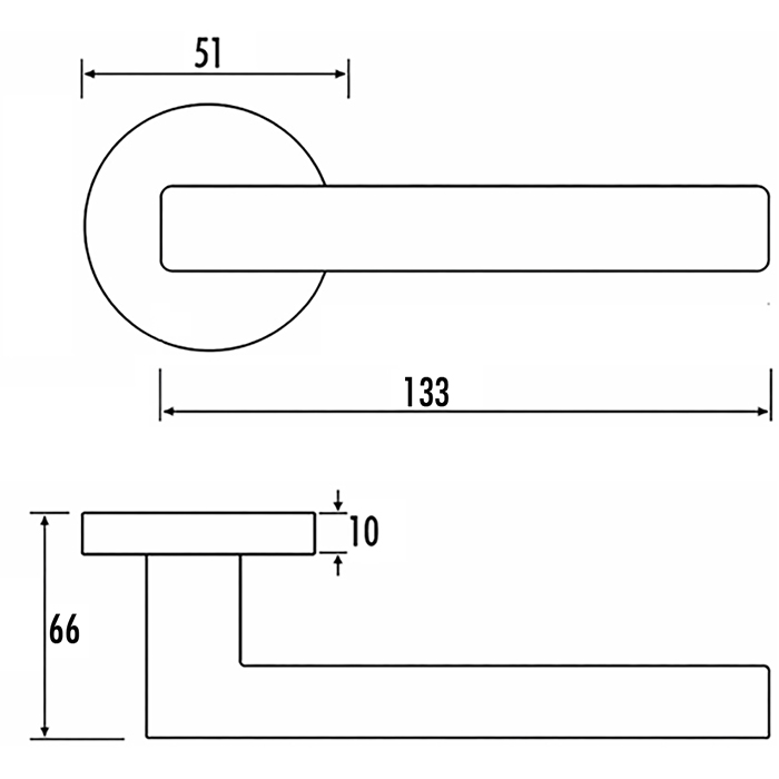 Atlantic Old English Richmond Door Handle Pack