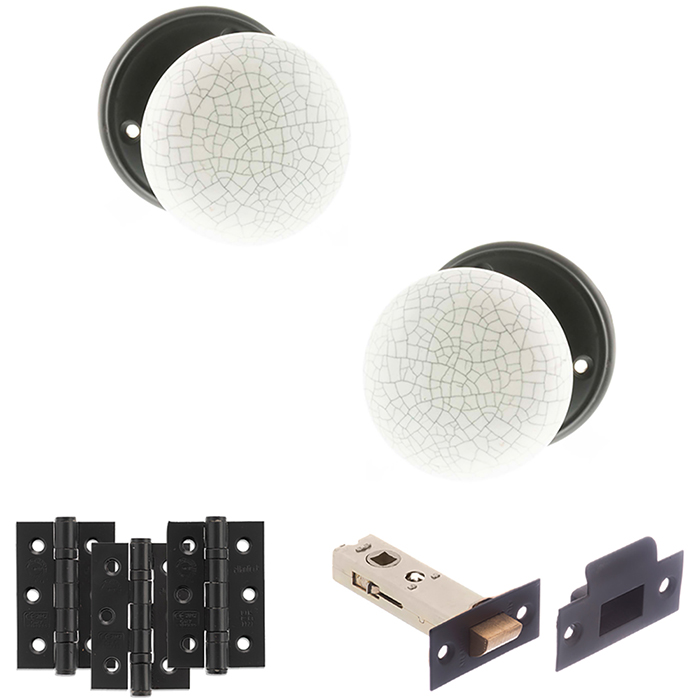 Atlantic Old English Skipton Door Knob Handle Pack