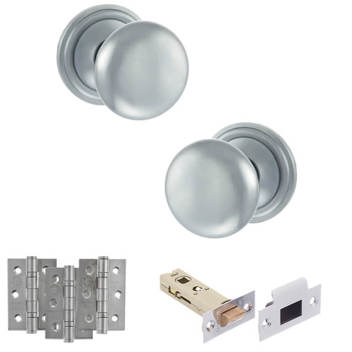 Atlantic Old English Harrogate Door Knob Handle Pack