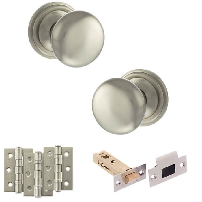 Atlantic Old English Harrogate Door Knob Handle Pack