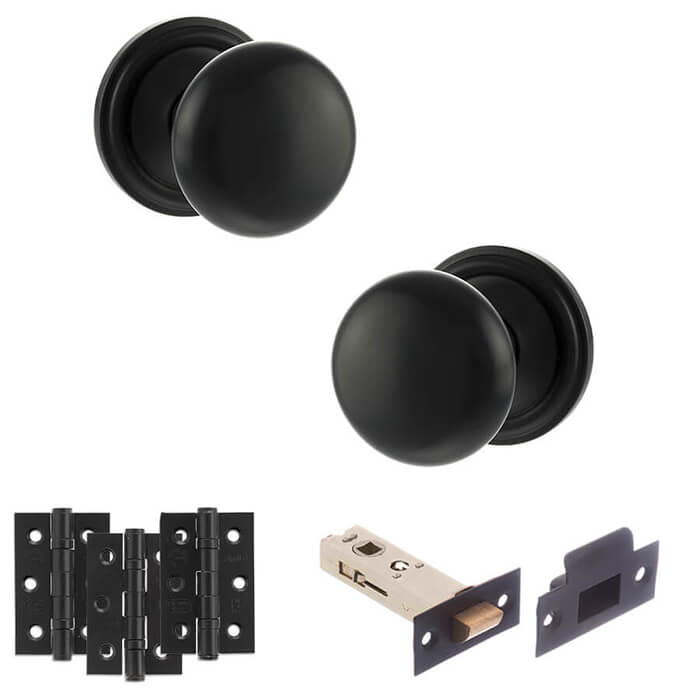 Atlantic Old English Harrogate Door Knob Handle Pack