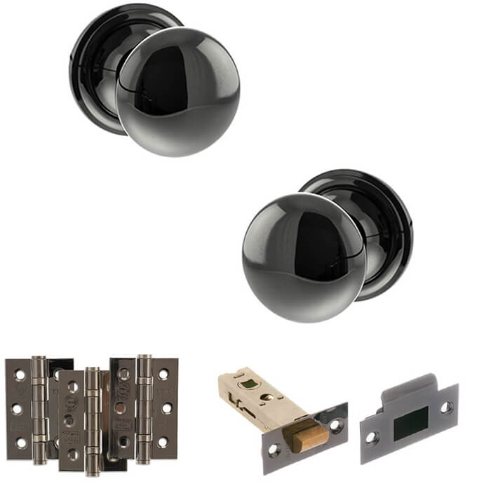 Atlantic Old English Harrogate Door Knob Handle Pack