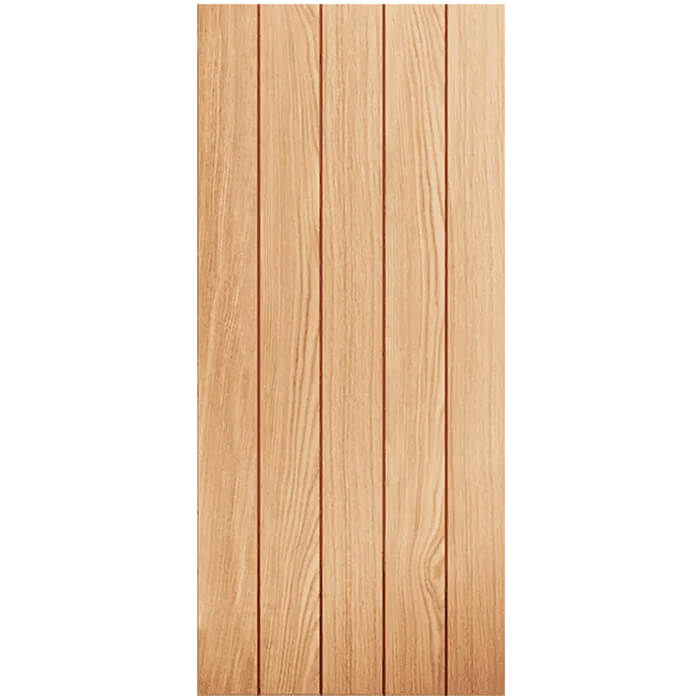 P M Mendes Killarney Internal Fire Door with 5 Panel - Unfinished Oak