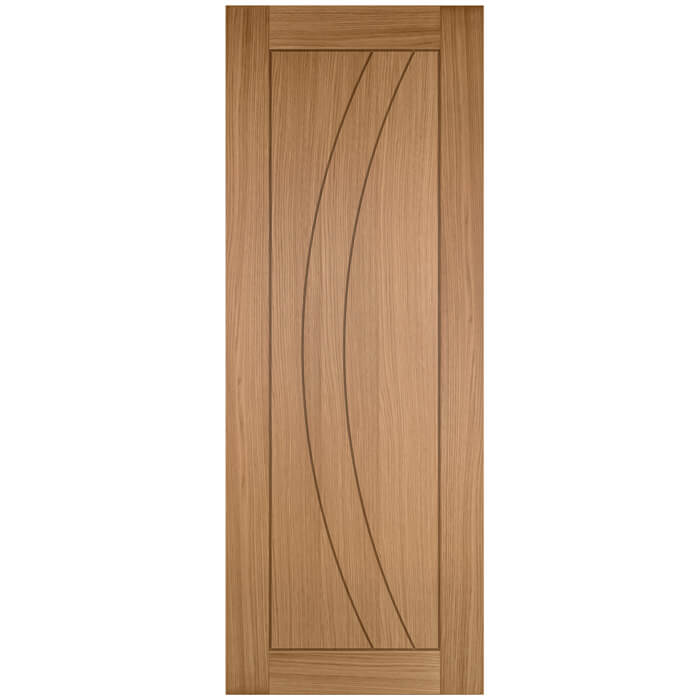 JB Kind Sicily Internal Fire Door with 3 Panel - Prefinished Oak