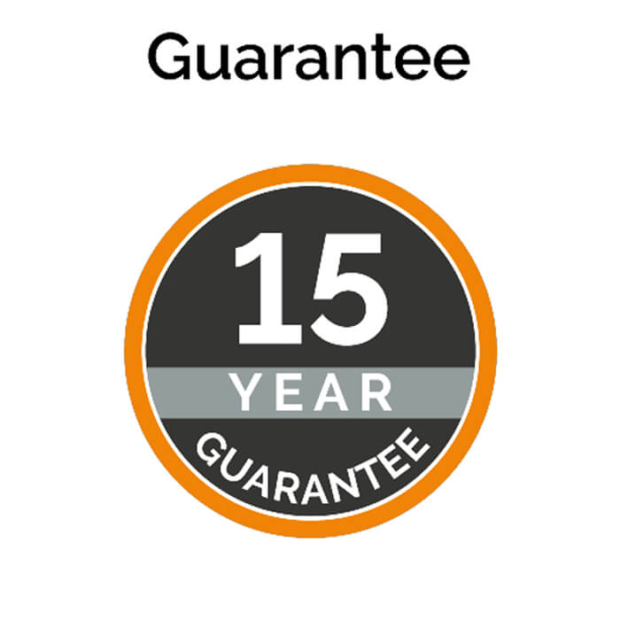 JB Kind Sicily Internal Door with 2 Panel and 1 Clear Glazed Light - White Primed