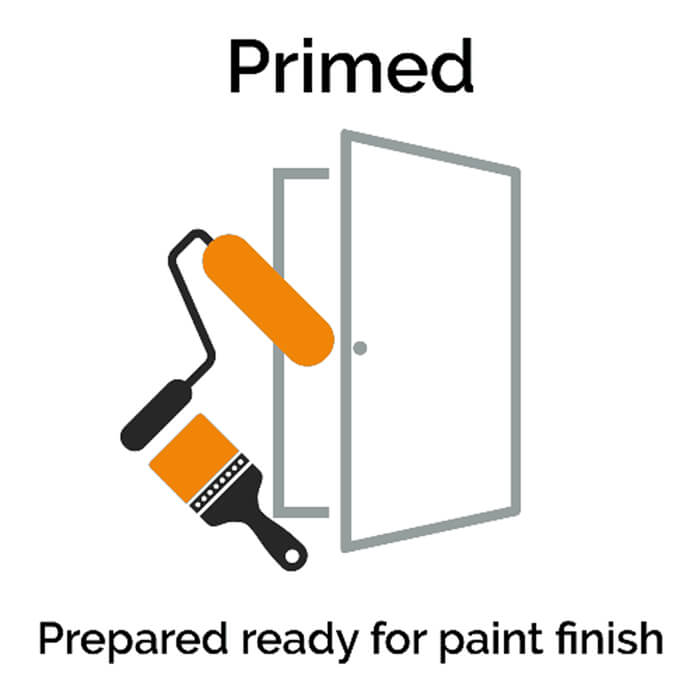 JB Kind Trenched White Primed Hardwood Fire Door Lining Set