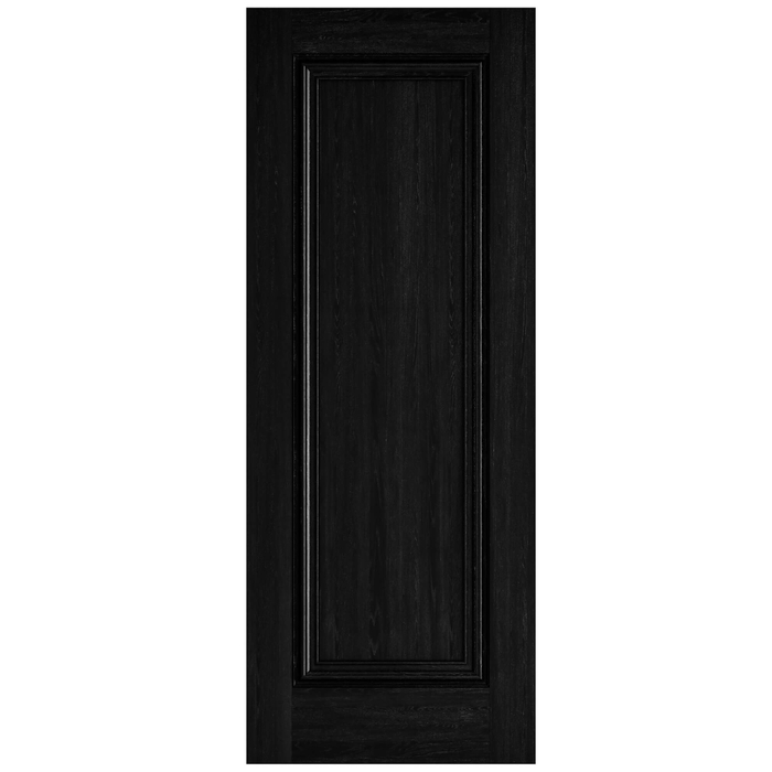 JB Kind Haddon Internal Door with 1 Panel - Prefinished Black