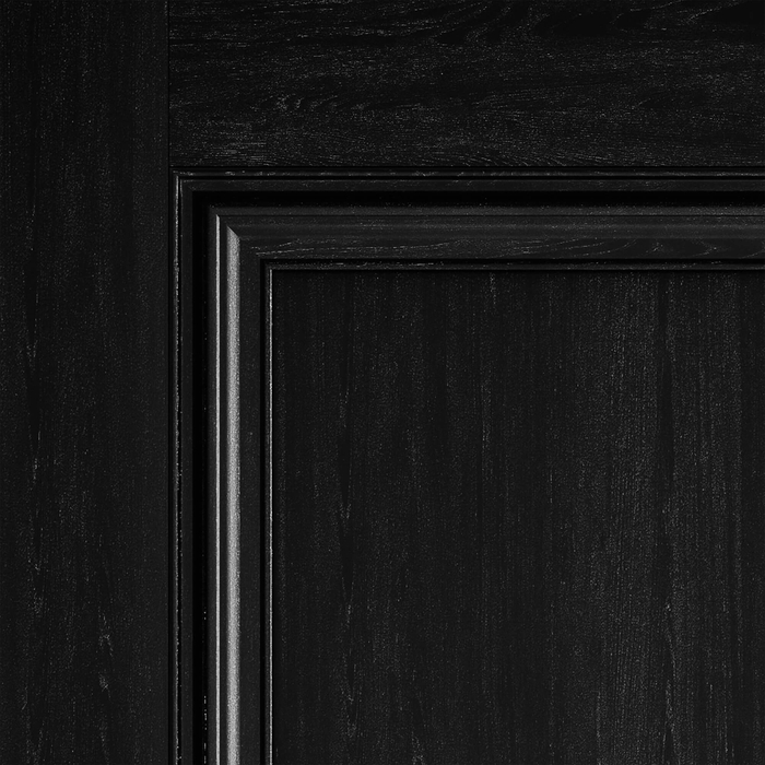 JB Kind Burghley Internal Door with 2 Panel - Prefinished Black