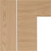 XL Joinery Forli Pre-Finished Oak 1-Lite Internal Glazed Door small Image 4