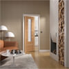 XL Joinery Portici Pre-Finished Oak 5-Panels 1-Lite Internal Glazed Door small Image 4